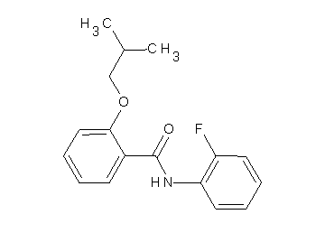 N-(2-fluorophenyl)-2-isobutoxybenzamide