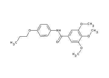 3,4,5-trimethoxy-N-(4-propoxyphenyl)benzamide