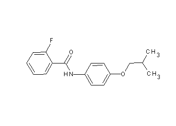 2-fluoro-N-(4-isobutoxyphenyl)benzamide