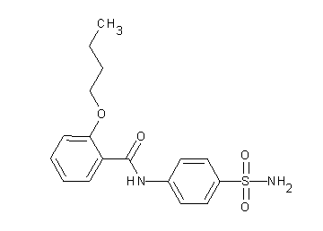 N-[4-(aminosulfonyl)phenyl]-2-butoxybenzamide