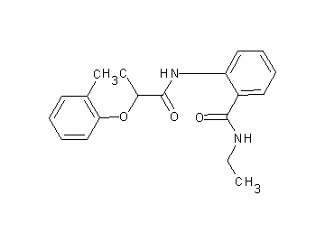 2-{[2-(2-chlorophenoxy)propanoyl]amino}-N-ethylbenzamide