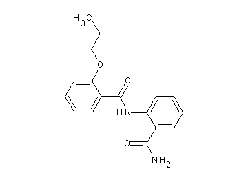 N-[2-(aminocarbonyl)phenyl]-2-propoxybenzamide
