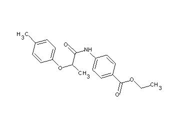 ethyl 4-{[2-(4-methylphenoxy)propanoyl]amino}benzoate