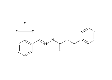 3-phenyl-N'-[2-(trifluoromethyl)benzylidene]propanohydrazide