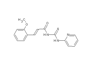 3-(2-methoxyphenyl)-N-[(2-pyridinylamino)carbonothioyl]acrylamide