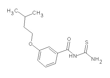 N-(aminocarbonothioyl)-3-(3-methylbutoxy)benzamide