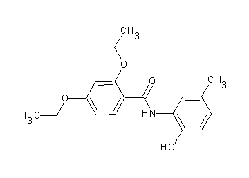 2,4-diethoxy-N-(2-hydroxy-5-methylphenyl)benzamide