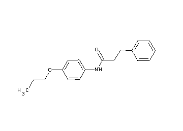 3-phenyl-N-(4-propoxyphenyl)propanamide