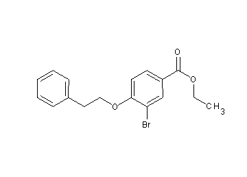 ethyl 3-bromo-4-(2-phenylethoxy)benzoate