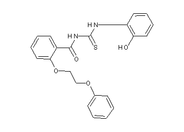 N-{[(2-hydroxyphenyl)amino]carbonothioyl}-2-(2-phenoxyethoxy)benzamide