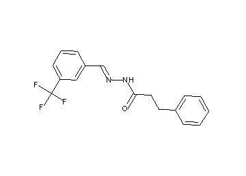 3-phenyl-N'-[3-(trifluoromethyl)benzylidene]propanohydrazide
