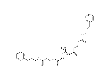 bis(3-phenylpropyl) 5,5'-[1,2-propanediyldi(imino)]bis(5-oxopentanoate)