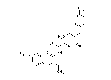 N,N'-1,2-propanediylbis[2-(4-methylphenoxy)butanamide]