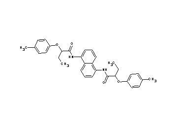 N,N'-1,5-naphthalenediylbis[2-(4-methylphenoxy)butanamide] - Click Image to Close