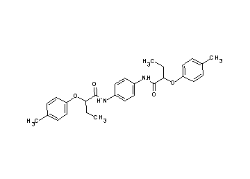 N,N'-1,4-phenylenebis[2-(4-methylphenoxy)butanamide]