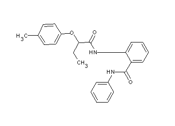 2-{[2-(4-methylphenoxy)butanoyl]amino}-N-phenylbenzamide