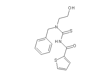 N-{[benzyl(2-hydroxyethyl)amino]carbonothioyl}-2-thiophenecarboxamide