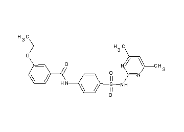 N-(4-{[(4,6-dimethyl-2-pyrimidinyl)amino]sulfonyl}phenyl)-3-ethoxybenzamide