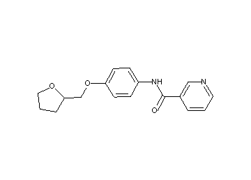 N-[4-(tetrahydro-2-furanylmethoxy)phenyl]nicotinamide