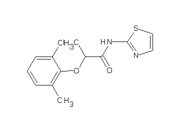 2-(2,6-dimethylphenoxy)-N-1,3-thiazol-2-ylpropanamide