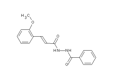 N'-[3-(2-methoxyphenyl)acryloyl]benzohydrazide