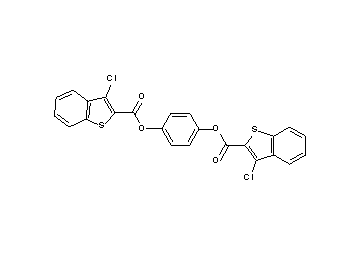 1,4-phenylene bis(3-chloro-1-benzothiophene-2-carboxylate)