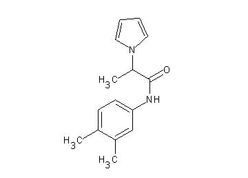 N-(3,4-dimethylphenyl)-2-(1H-pyrrol-1-yl)propanamide