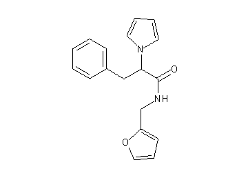 N-(2-furylmethyl)-3-phenyl-2-(1H-pyrrol-1-yl)propanamide