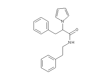3-phenyl-N-(2-phenylethyl)-2-(1H-pyrrol-1-yl)propanamide