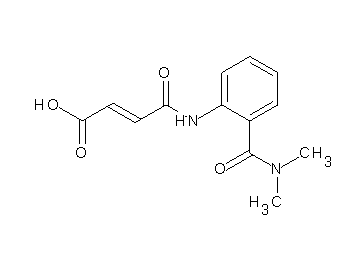 4-({2-[(dimethylamino)carbonyl]phenyl}amino)-4-oxo-2-butenoic acid