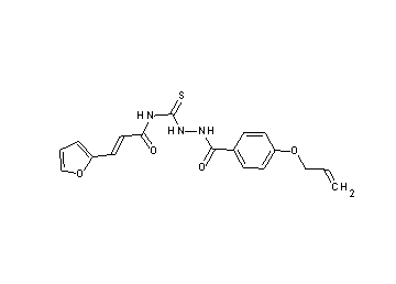 N-({2-[4-(allyloxy)benzoyl]hydrazino}carbonothioyl)-3-(2-furyl)acrylamide
