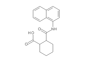 2-[(1-naphthylamino)carbonyl]cyclohexanecarboxylic acid