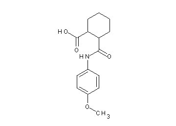 2-{[(4-methoxyphenyl)amino]carbonyl}cyclohexanecarboxylic acid - Click Image to Close