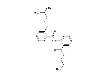 2-(3-methylbutoxy)-N-{2-[(propylamino)carbonyl]phenyl}benzamide - Click Image to Close
