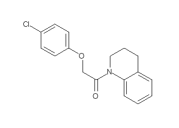1-[(4-chlorophenoxy)acetyl]-1,2,3,4-tetrahydroquinoline