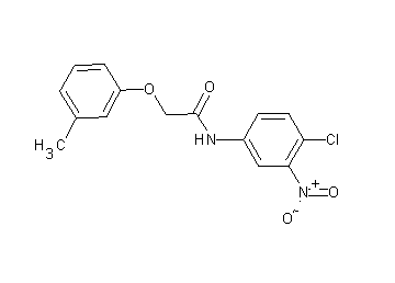 N-(4-chloro-3-nitrophenyl)-2-(3-methylphenoxy)acetamide