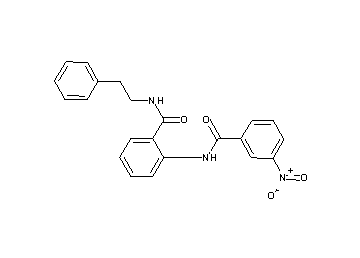 2-[(3-nitrobenzoyl)amino]-N-(2-phenylethyl)benzamide