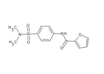 N-{4-[(dimethylamino)sulfonyl]phenyl}-2-furamide