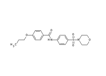 N-[4-(4-morpholinylsulfonyl)phenyl]-4-propoxybenzamide