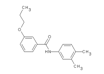N-(3,4-dimethylphenyl)-3-propoxybenzamide