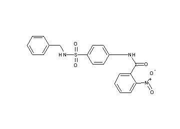 N-{4-[(benzylamino)sulfonyl]phenyl}-2-nitrobenzamide