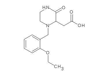 [1-(2-ethoxybenzyl)-3-oxo-2-piperazinyl]acetic acid