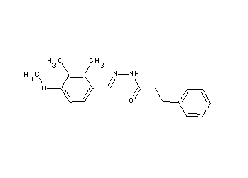 N'-(4-methoxy-2,3-dimethylbenzylidene)-3-phenylpropanohydrazide
