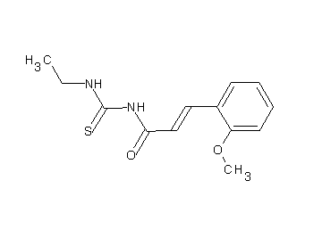 N-[(ethylamino)carbonothioyl]-3-(2-methoxyphenyl)acrylamide