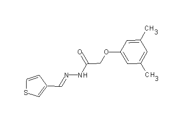 2-(3,5-dimethylphenoxy)-N'-(3-thienylmethylene)acetohydrazide