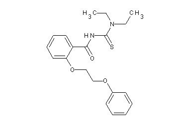 N-[(diethylamino)carbonothioyl]-2-(2-phenoxyethoxy)benzamide