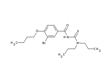 3-bromo-4-butoxy-N-[(dipropylamino)carbonothioyl]benzamide
