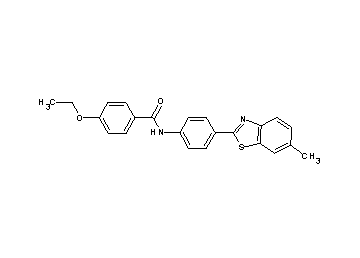 4-ethoxy-N-[4-(6-methyl-1,3-benzothiazol-2-yl)phenyl]benzamide