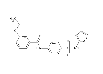 3-ethoxy-N-{4-[(1,3-thiazol-2-ylamino)sulfonyl]phenyl}benzamide
