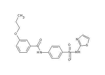 3-propoxy-N-{4-[(1,3-thiazol-2-ylamino)sulfonyl]phenyl}benzamide